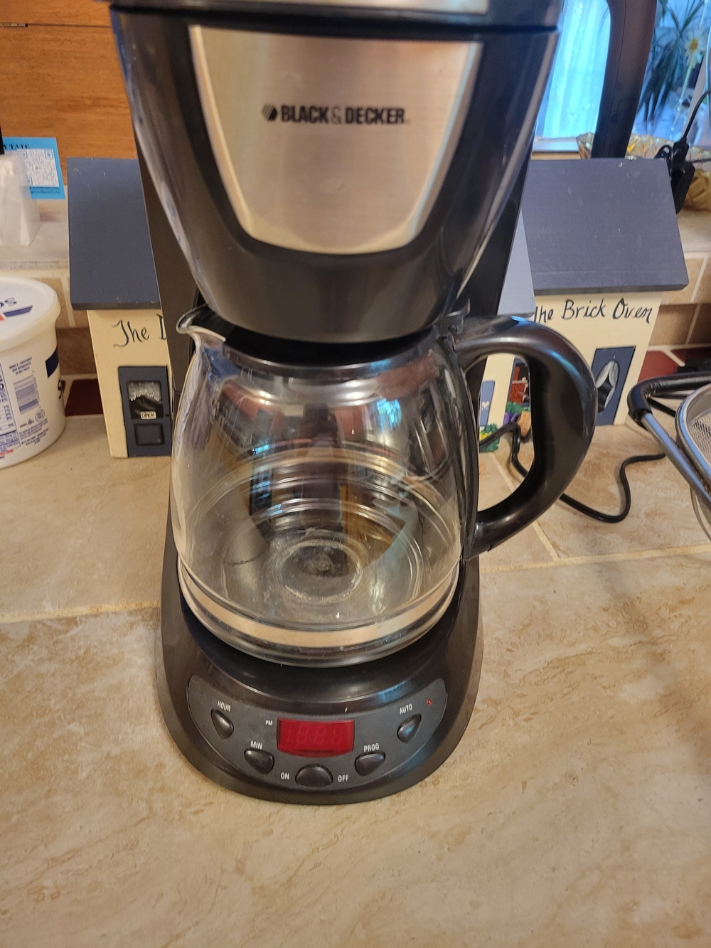 Black & Decker Black and Silver Programmable Coffee Maker